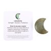 Love You to the Moon Labradorite Crystal Moon in a Bag - Image 2