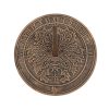 Green Man Terracotta Sundial by Lisa Parker