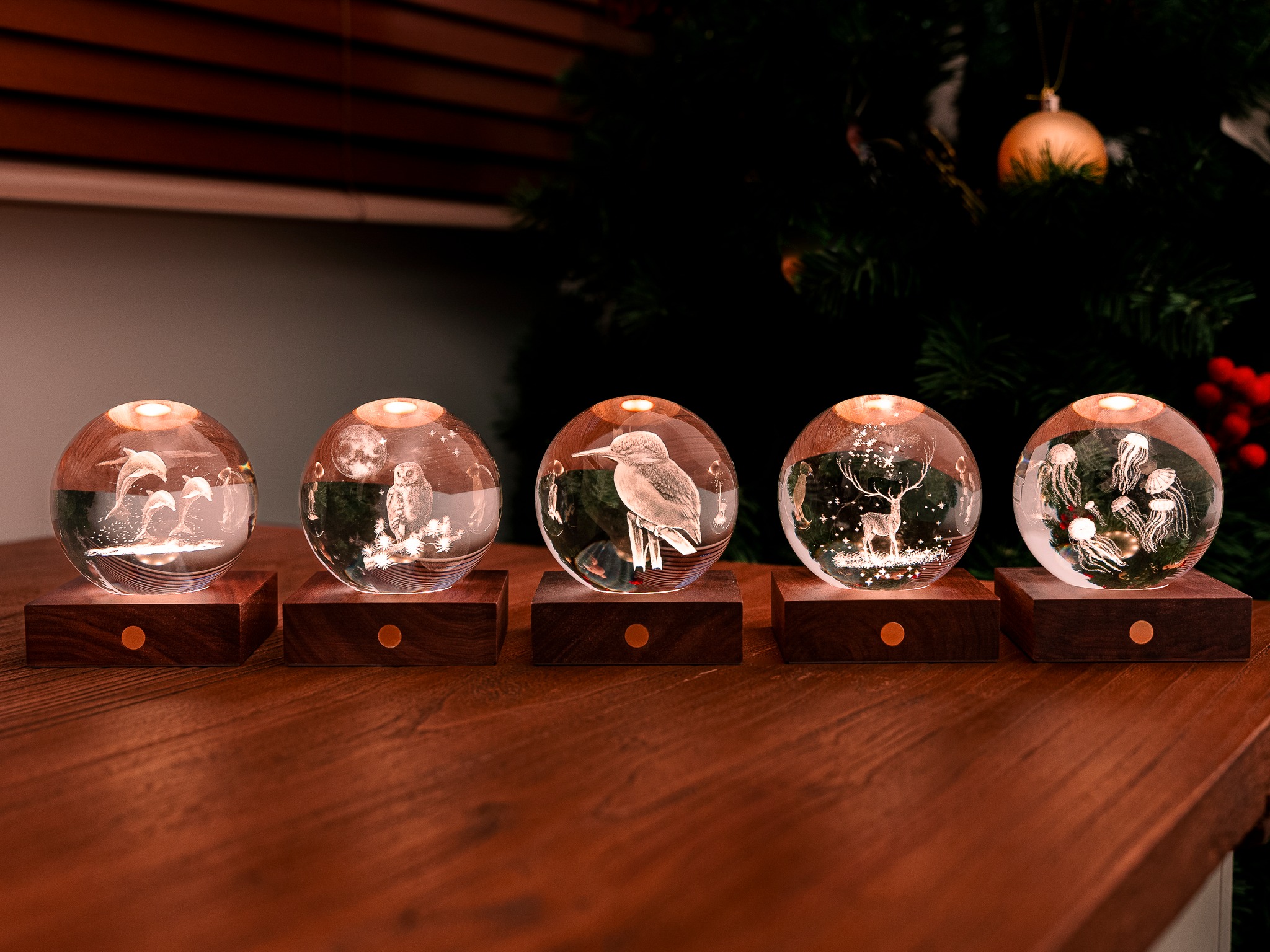 Nature Amber Crystal Light Collection