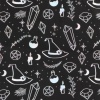 Crystal Witch Print Polycotton Tote Bag - Image 3