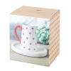 Heart Print Ceramic Flower Jug - Image 6