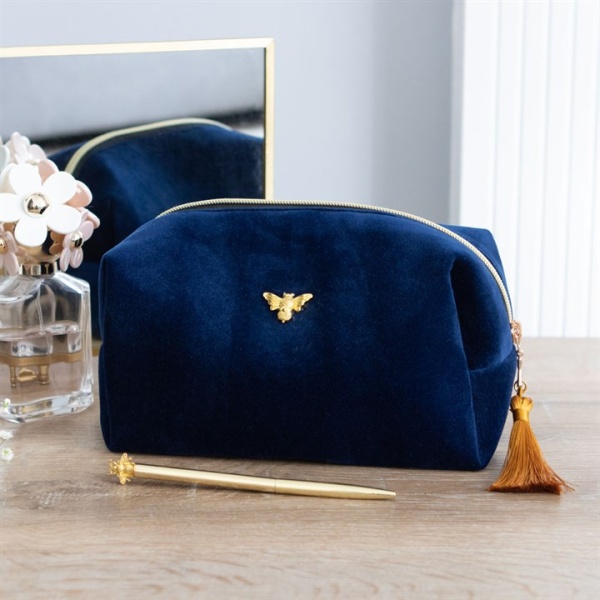 Bee-utiful Velvet Makeup Bag - Image 4