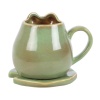 Frog Shaped Mug and Lily Pad Saucer - Image 3