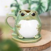 Frog Shaped Mug and Lily Pad Saucer - Image 5